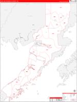 Lake And Peninsula Borough (), Ak Wall Map Zip Code